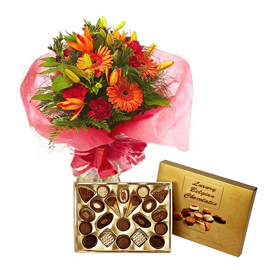 Seasonal Hand tied & Continental Chocolates - Womens Day