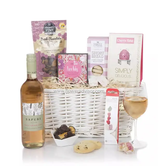 PRETTY IN PINK GIFT BASKET - Gourmet Hampers