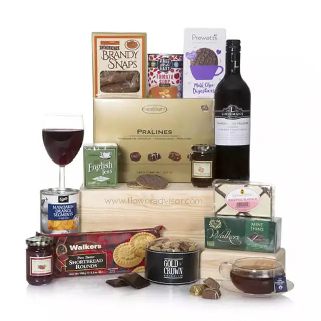 GOURMET FOOD & WINE HAMPER - Gifts for Men