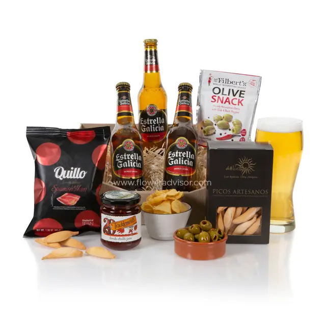 Spanish Lager Hamper - Birthday