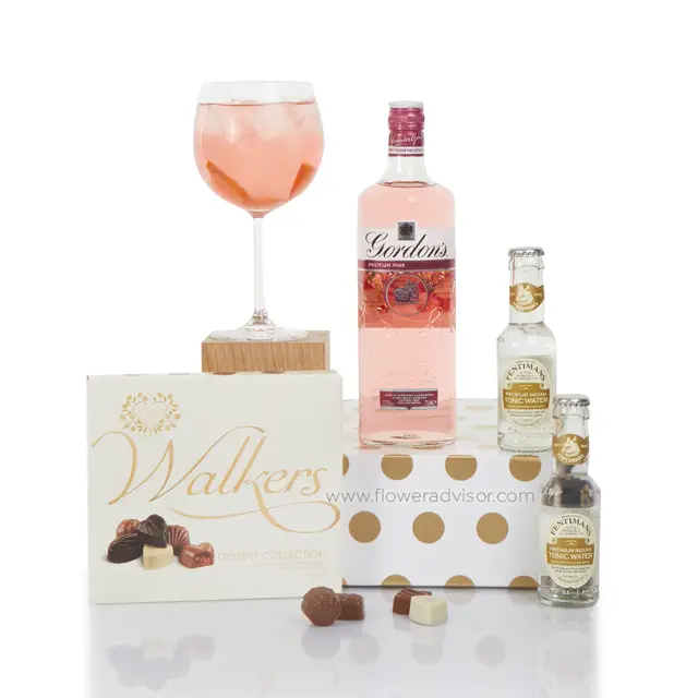 Pink Gin Hamper - Anniversary