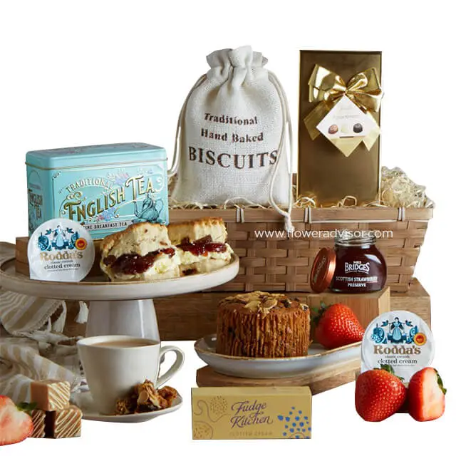 Luxury Cream Tea Hamper - Birthday