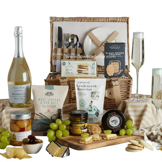 Prosecco Picnic Hamper - Birthday