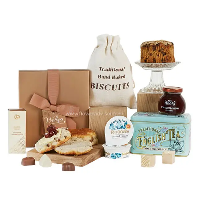 Luxury Creamy Tea Gift Hamper - Gourmet Hampers