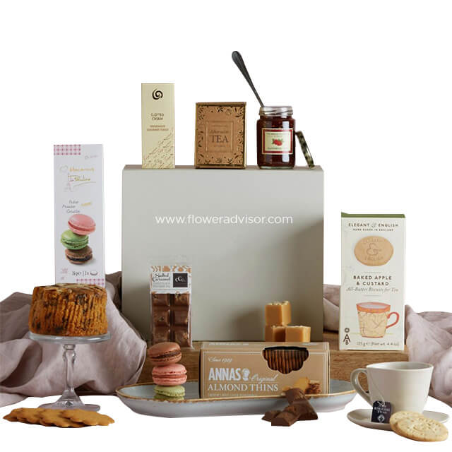 Afternoon Tea Delights Hamper - Gourmet Hampers