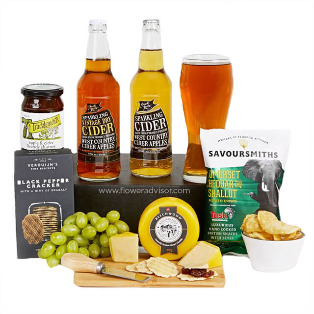 Cider n Cheese Hamper - Gourmet Hampers