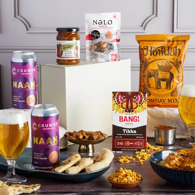 Curry Night Indian Beer Hamper - Birthday