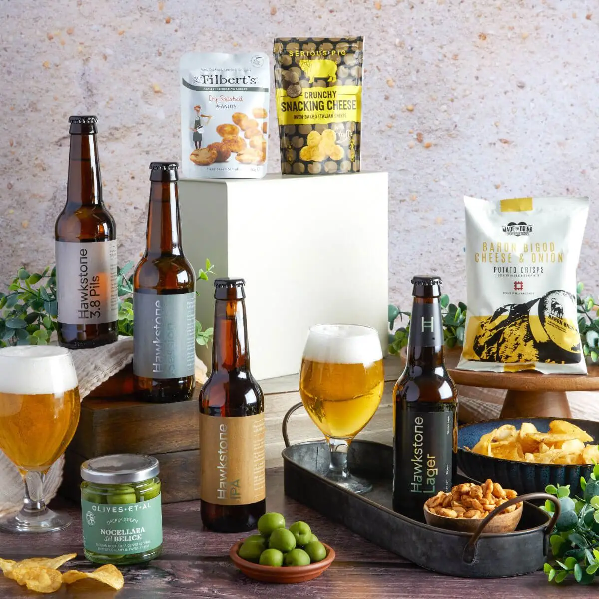 The Hawkstone Luxury Beer Hamper - Anniversary