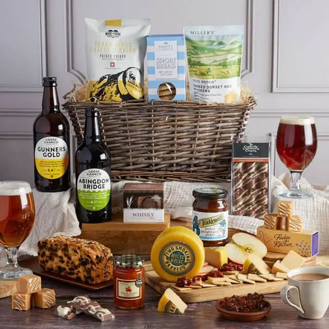 Gentlemans Tea Beer Hamper For Him - Anniversary