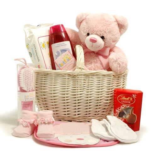 New Baby Girl Basket - New Borns