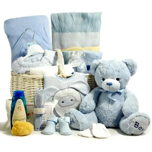 Luxury Baby Boy Basket