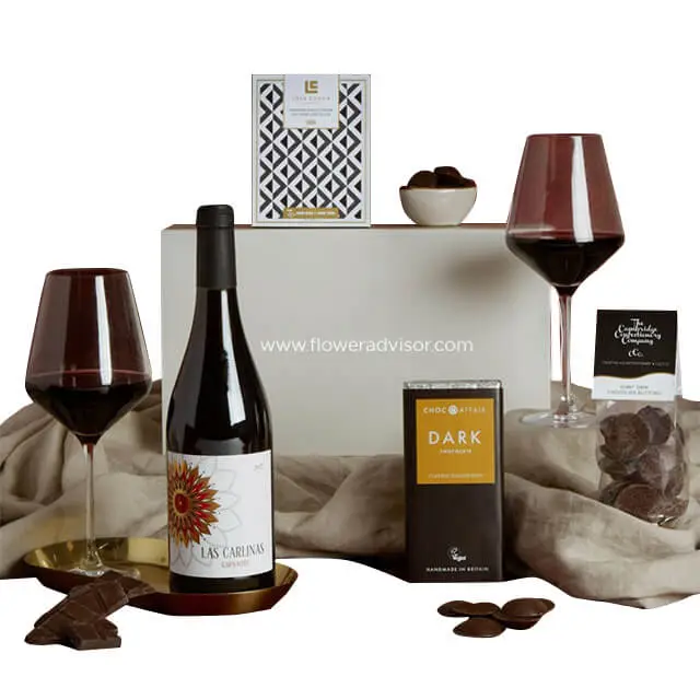 Red Wine & Dark Chocolate Gift Box