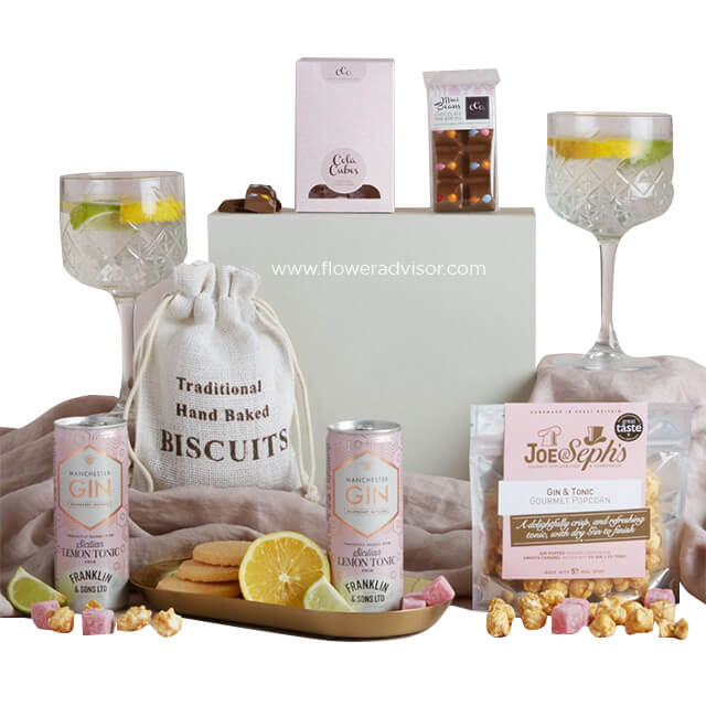 Gin and Treats Hamper - Anniversary