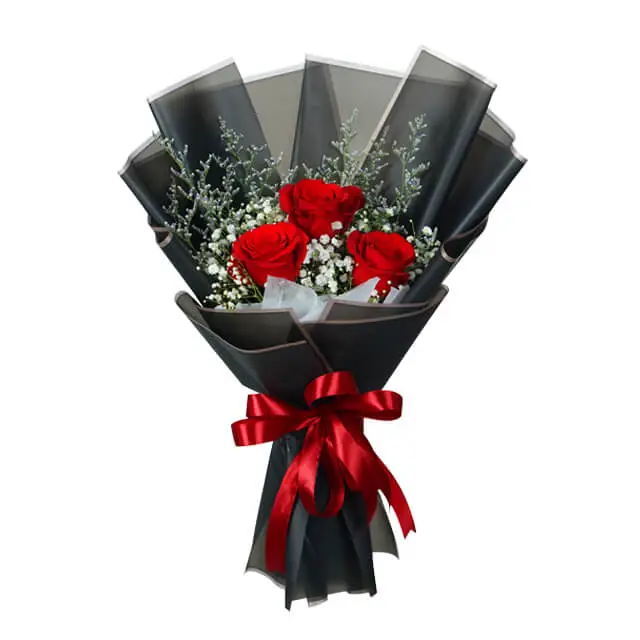 3 Red Rose Bouquet - I Need U - Valentine's Day